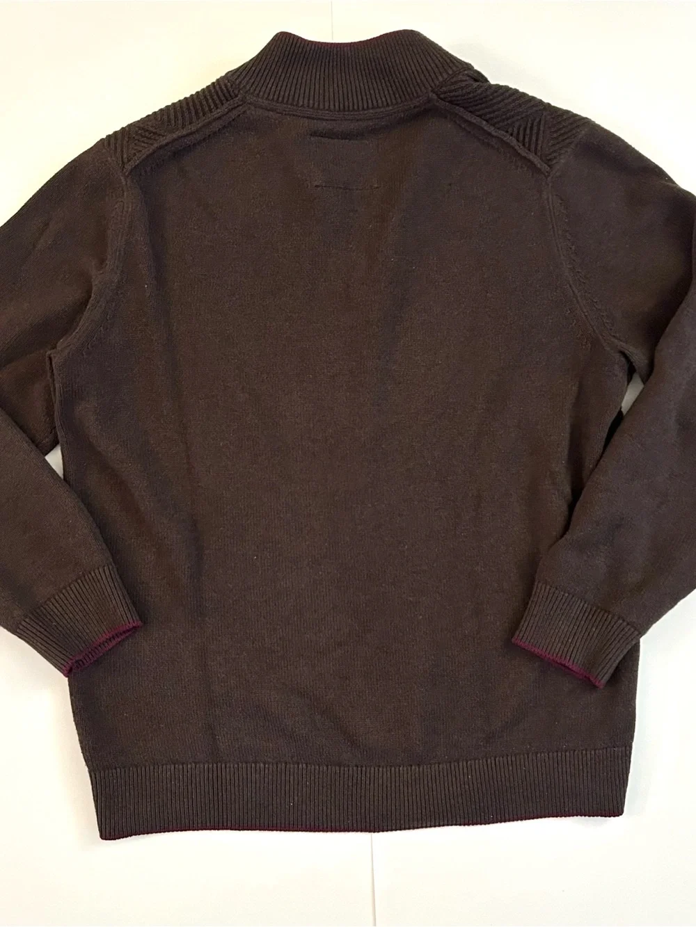 Tommy Bahama Cashmere and Cotton Blend Quarter-Zip Sweater - Size L - Mens